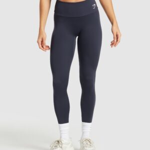 gymshark training leggings heavy blue