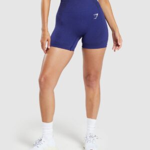 gymshark vital shorts cobalt purple marl