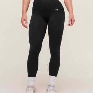 gymshark adapt animal seamless leggings black/asphalt grey