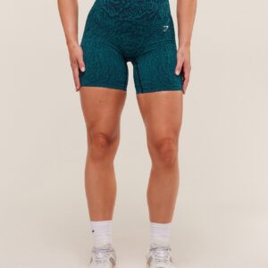 gymshark adapt animal seamless shorts navy/brand blue