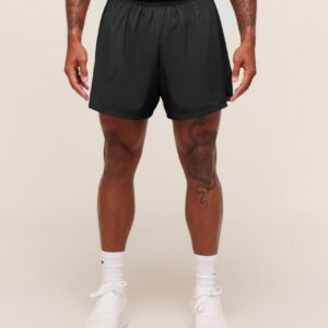 gymshark running short 5" black