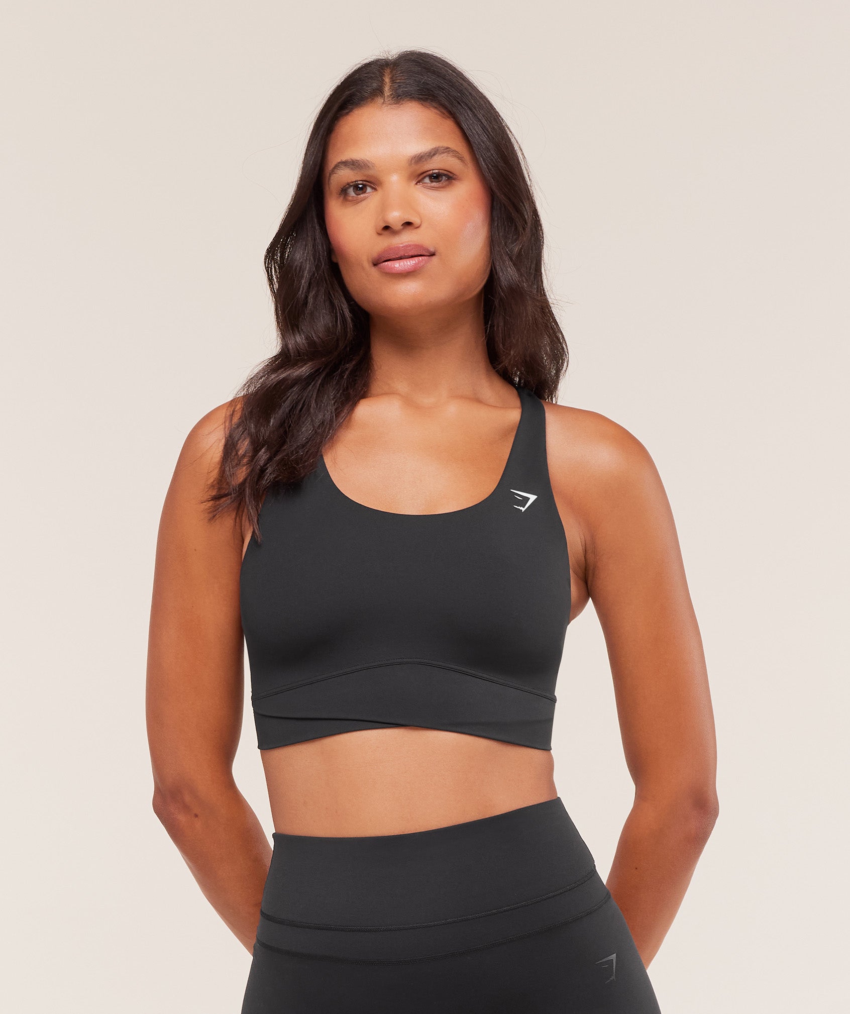 gymshark cross over sports bra black gymshark cross over sports bra black