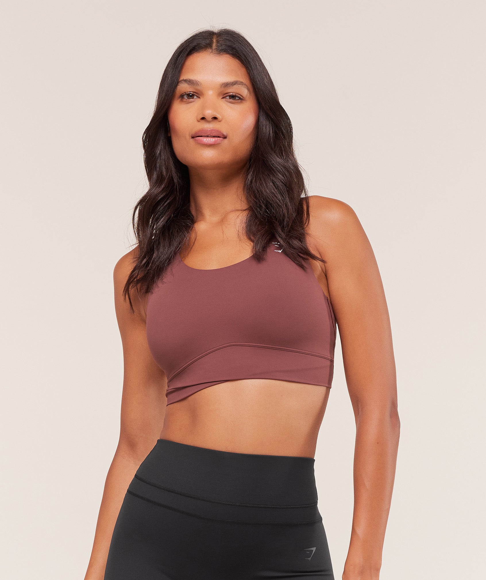 gymshark cross over sports bra burgundy brown gymshark cross over sports bra burgundy brown