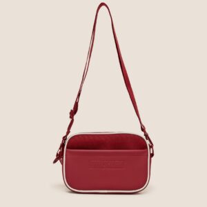 gymshark everyday camera bag athletic burgundy