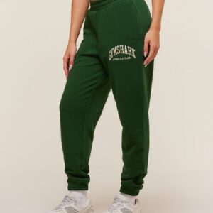 gymshark collegiate graphic joggers athletic green