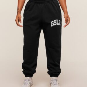 gymshark gslc lifting club cuffed joggers black