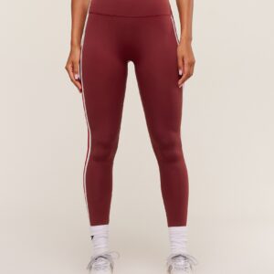 gymshark piping legging sets red/carmine red/soft white