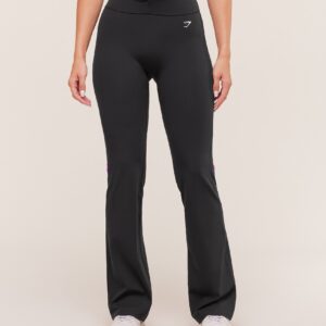 gymshark twist front straight leg legging black
