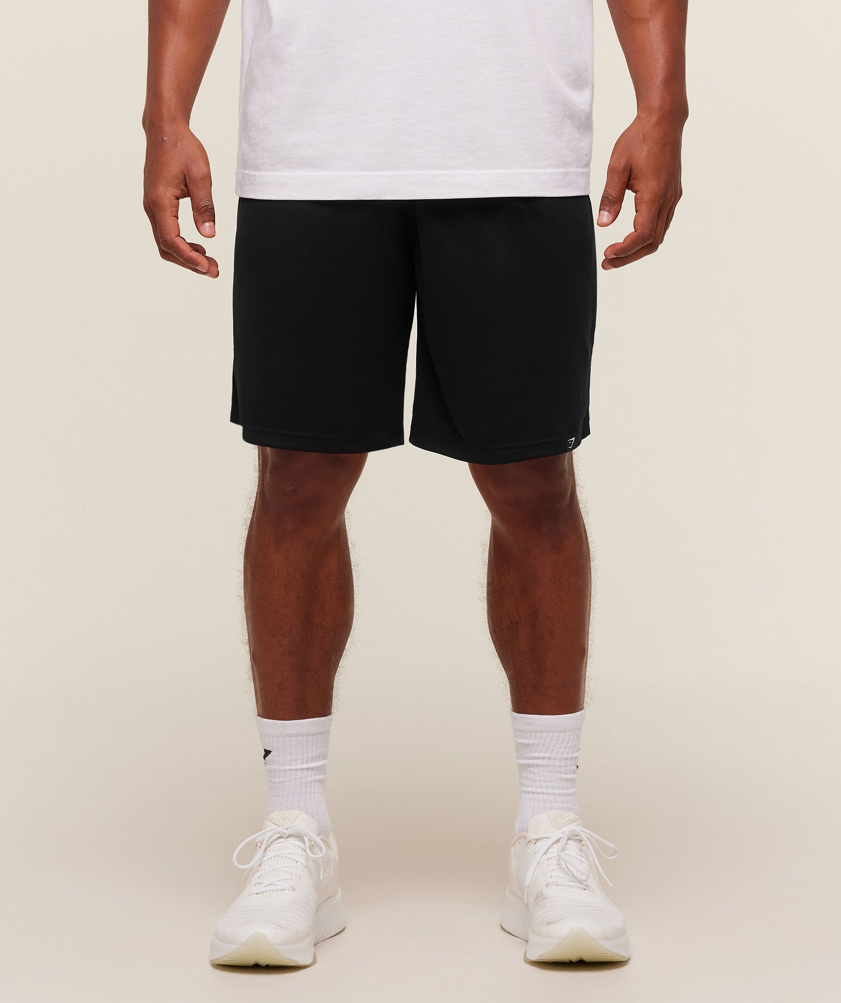 gymshark knit short 9" black gymshark knit short 9" black