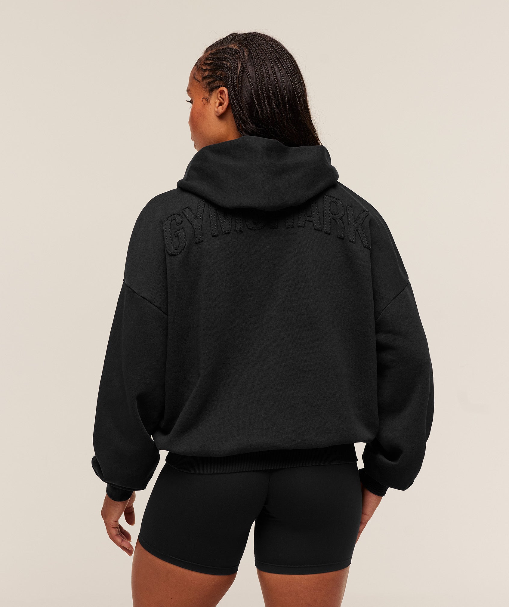 gymshark power washed oversized hoodie black/acid wash small ball gymshark power washed oversized hoodie black/acid wash small ball