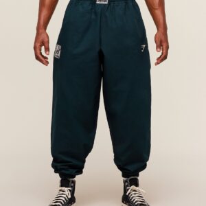 gymshark pumper pants deep petrol blue