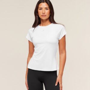 gymshark running back vent t shirt white