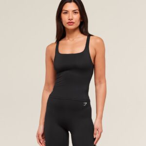 gymshark supersoft tank black