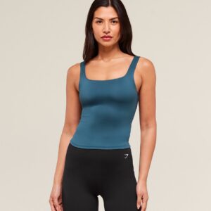 gymshark supersoft tank success blue